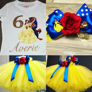 beauty and the beast tutu outfit