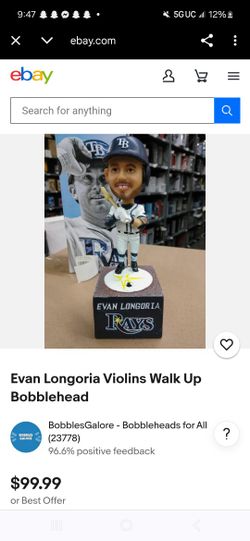 Evan Longaria BOBBLE HEAD