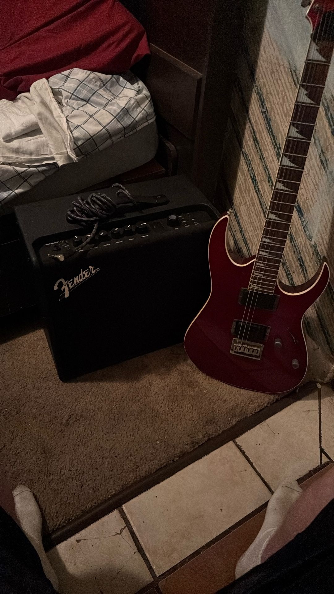 mustang LT50 Amplifier And Ibanez RG Series Guitar