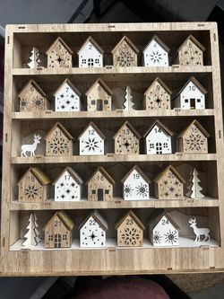 Wood advent Calendar