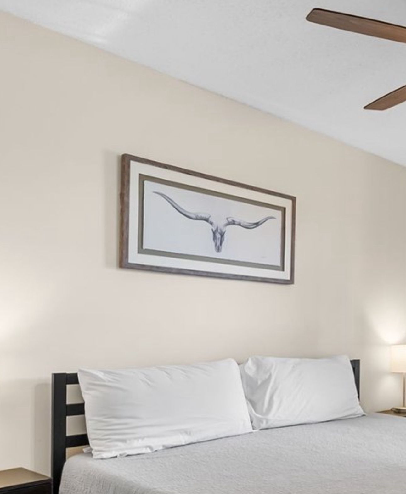 Western Skull Framed Print