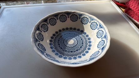 Bowl with blue (made in Japan)