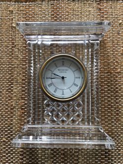 Waterford crystal clock