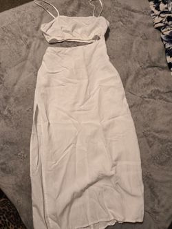 Women's white medium dress