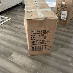 Set of4Blue Bar  Open box never use it $400