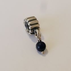 Pandora Retired Black Bead Charm