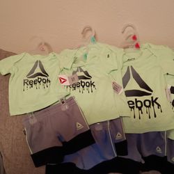 Brand New Two-piece Reebok Shorts Set $4 Each