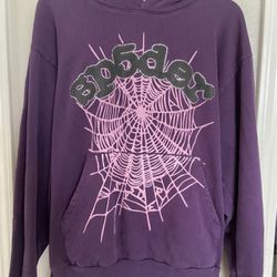 Sp5der Web Hoodie Purple medium