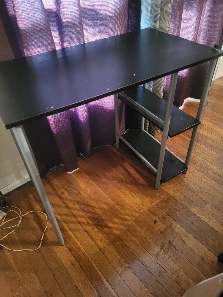 Computer Desk Chair & Printer