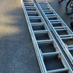20 & 28 Foot Standard Ladder and 22 Foot A Frame 