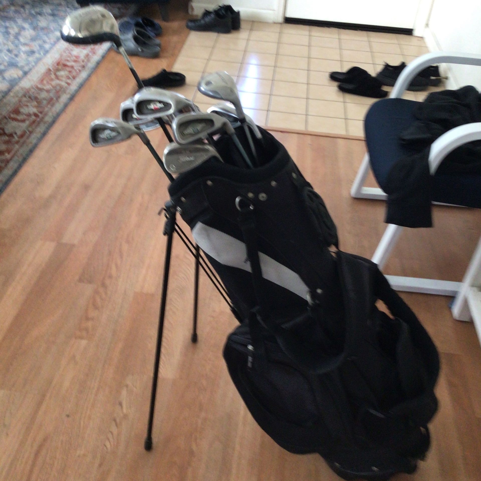 Callaway big big Bertha Set Of Golf Club Driver Wage Sandivich Putter And Beautiful nice bag
