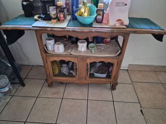 Kitchen cart with wheels