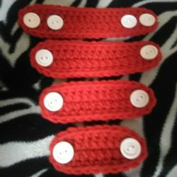 Crochet ear protectors for facemasks