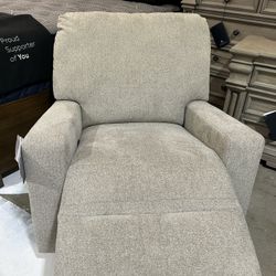 Beige Rocker Recliner 