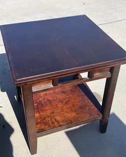 Wood side tables