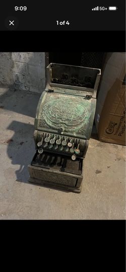 Antique national cash register early 1900