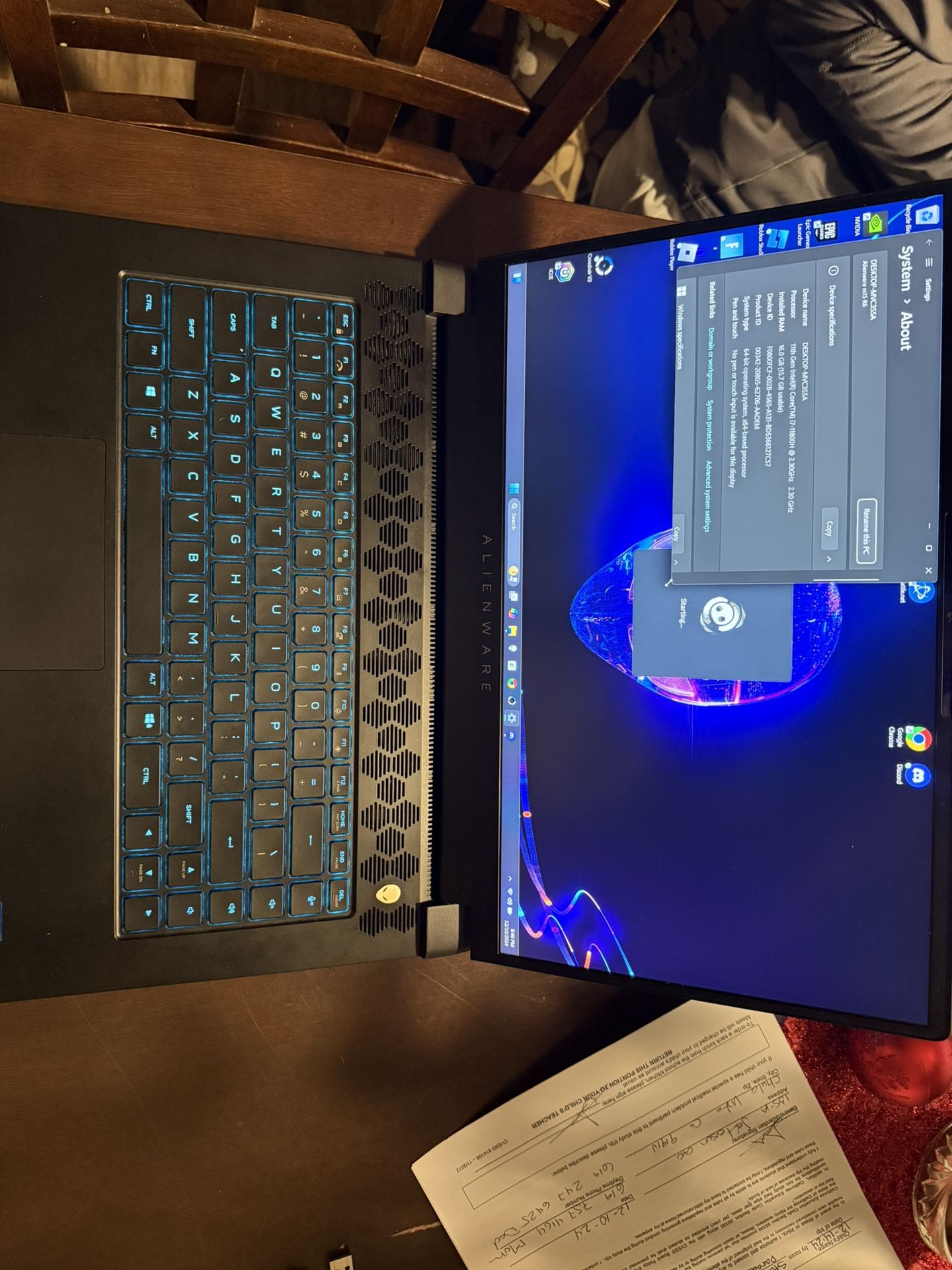 Alienware Gaming Laptop