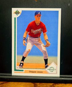 Chipper Jones Lot (3) 91 Upper Deck RC 