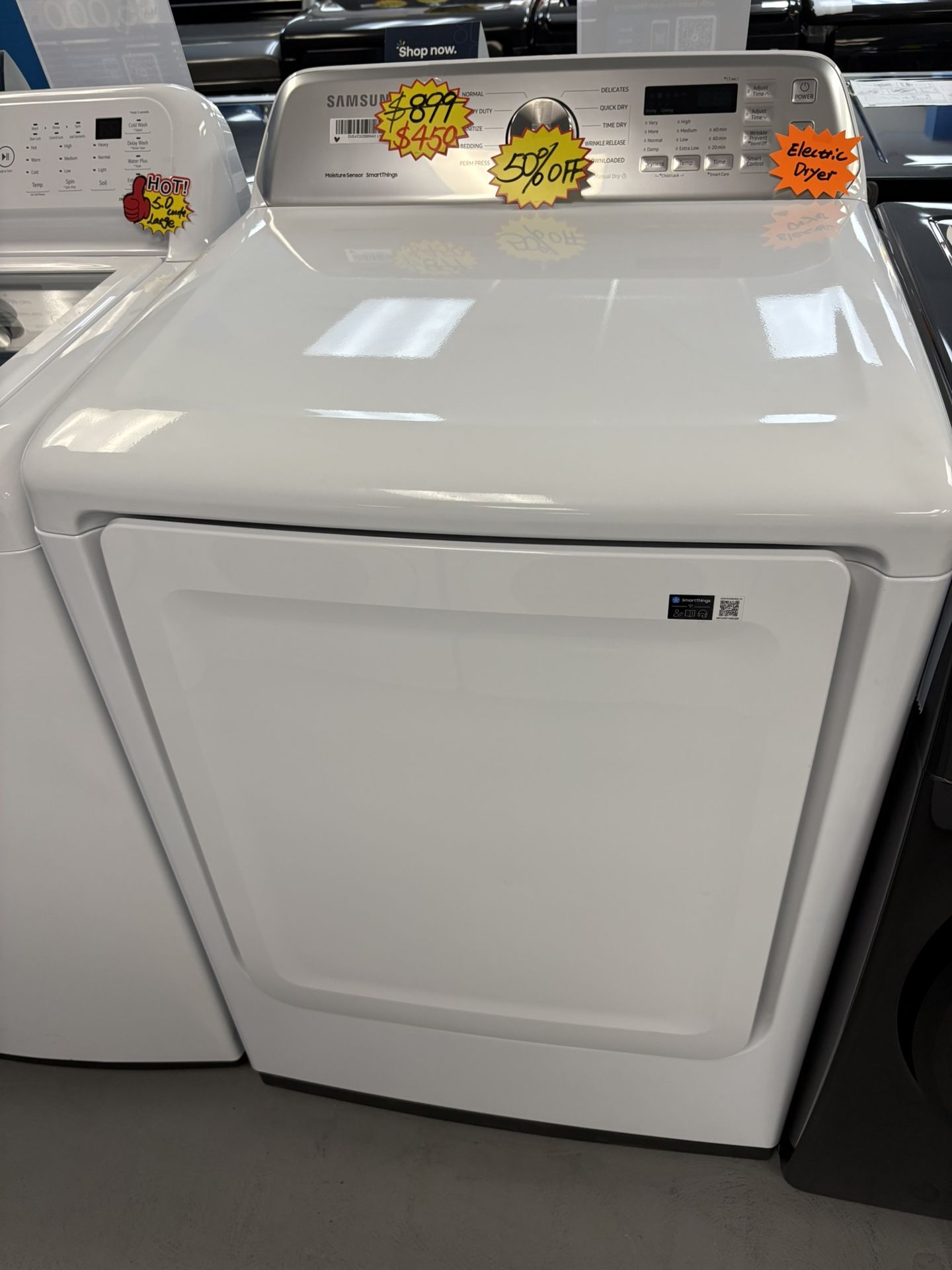 7.4 cu. ft. Vented Front Load Smart Electric Dryer