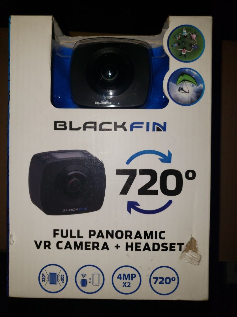 Blackfin 720 Full Panoramic VR Camera and Headset