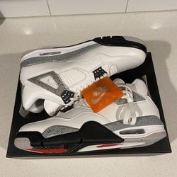 Jordan 4 White Cement