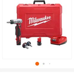 Milwaukee M12 Pex Expansion Kit With Batteries Charger In Case $385