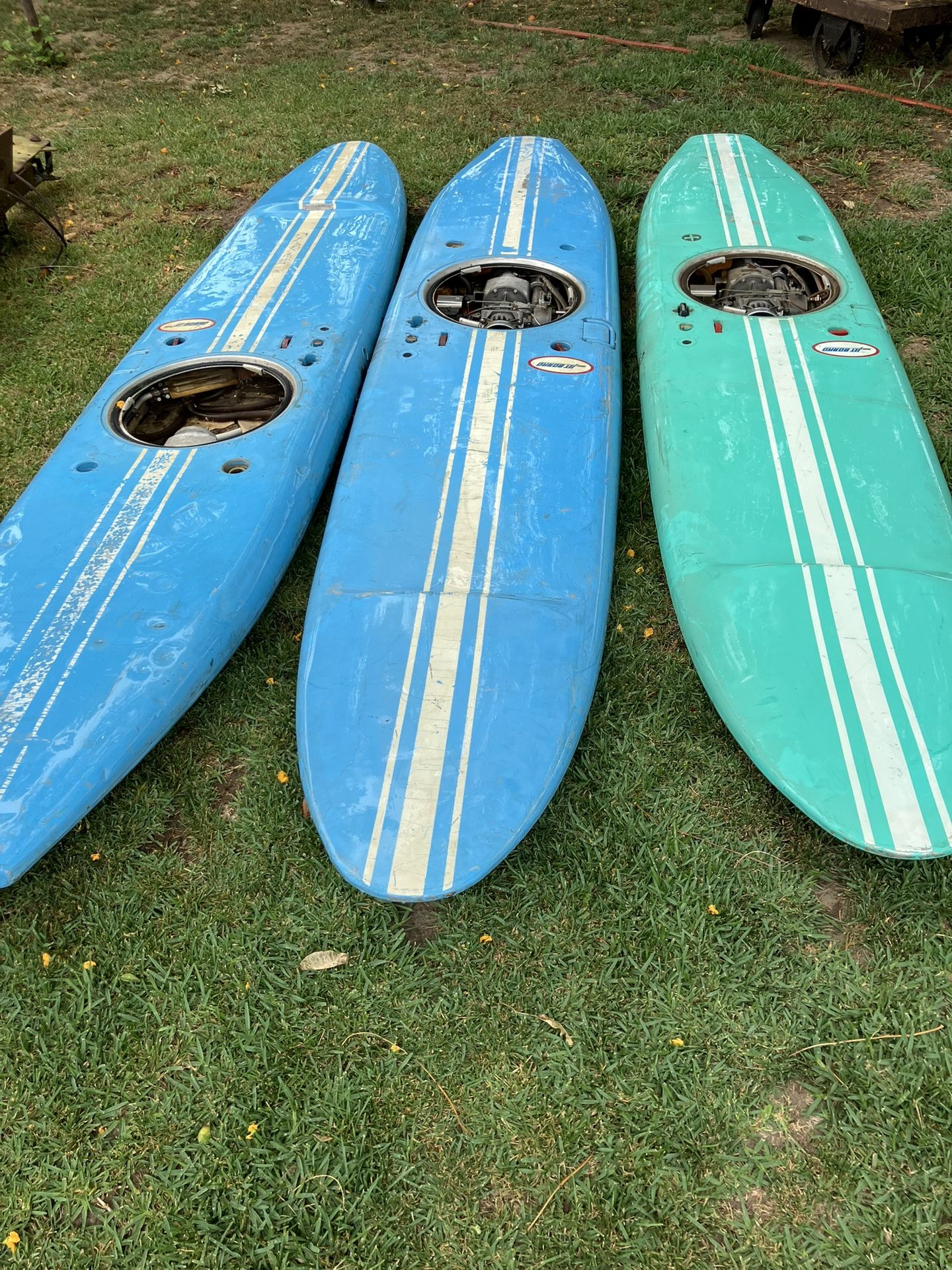 3 Gas Jet surfboard vintage