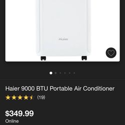 Haier 3 In 1 Portable Air Conditioner