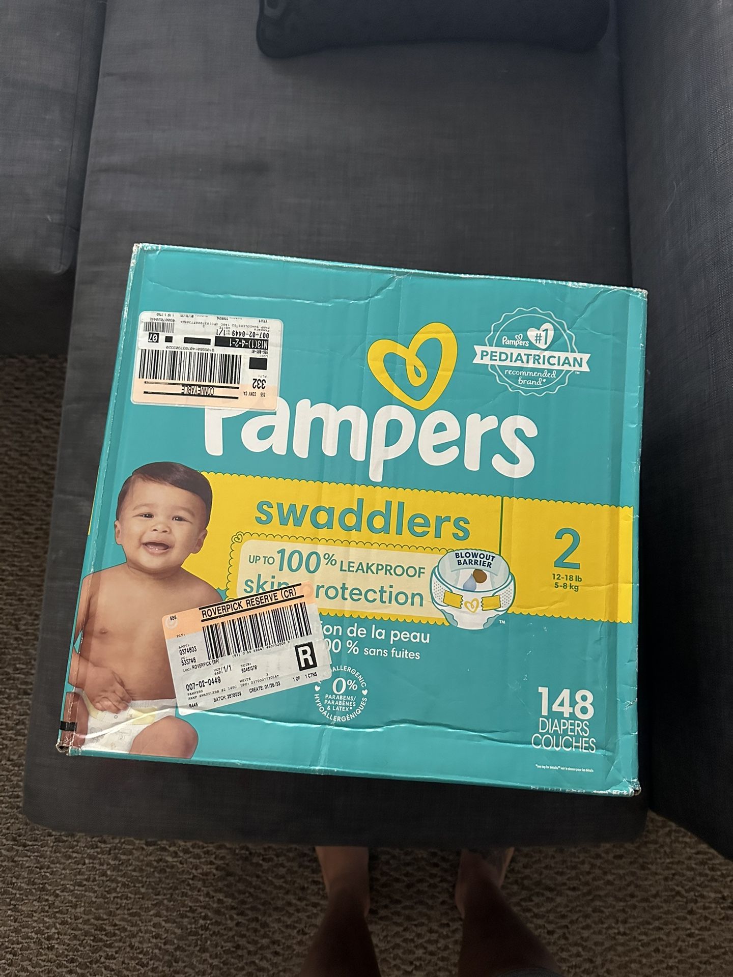 Pampers 148 Count Size 2