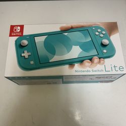 Turquoise Nintendo Switch Lite Brand new Japanese region free plays Usa