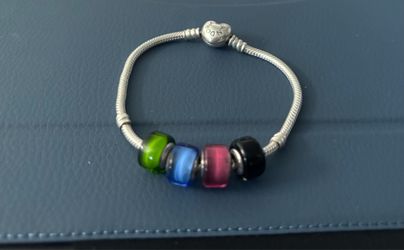 PANDORA STERLING CHARM BRACELET