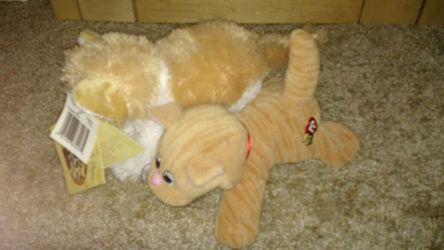 Pound Purries Orange Kitten stuffed animal