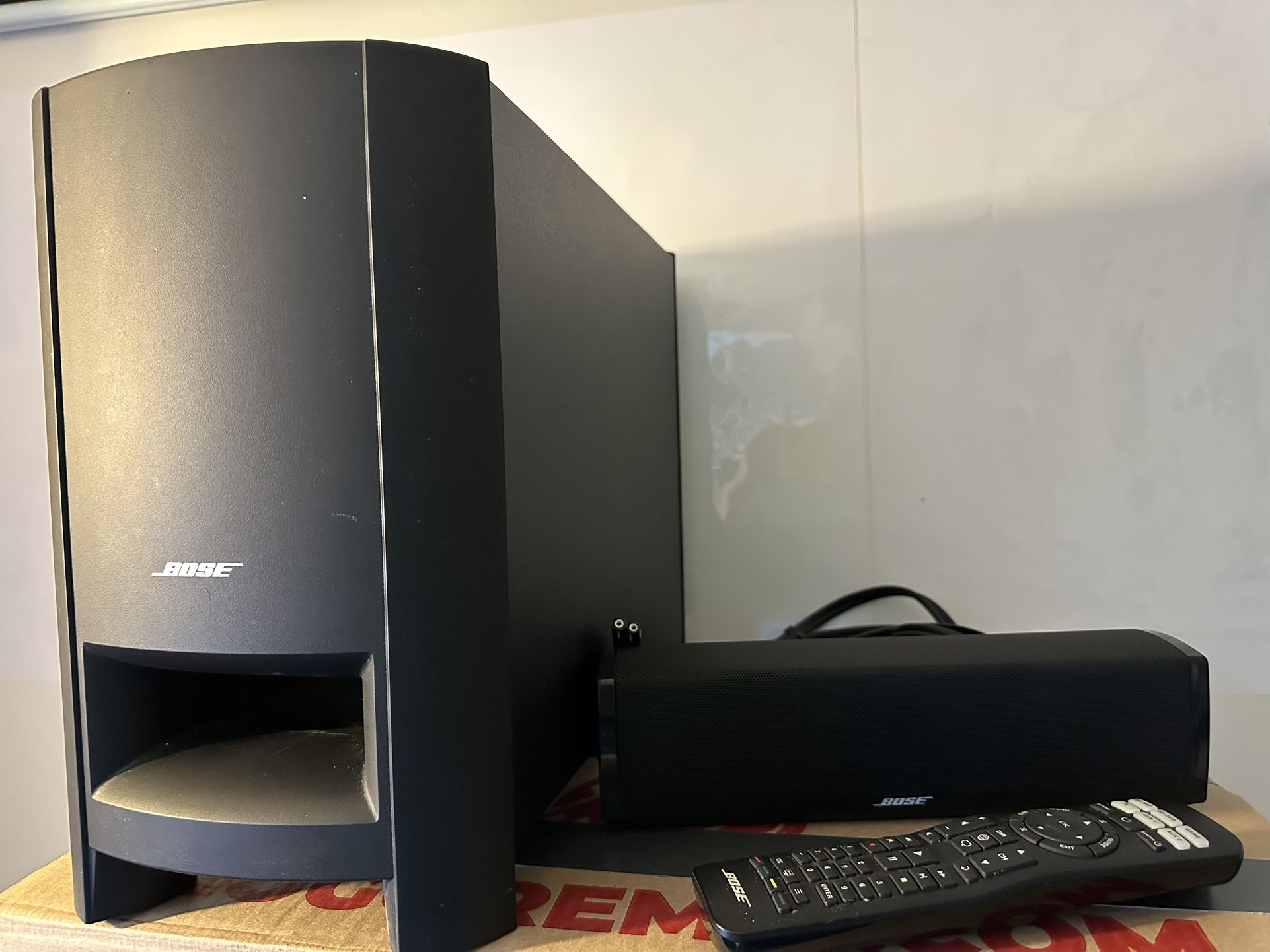 Bose Cinemate 15 Home Theater Speaker Sys Blk