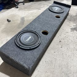 2 Ds18 10’s In An Underseat Enclosure With Amp