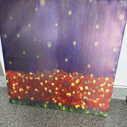 Beautiful Large Crate and Barrel Canvas Art, Limited Edition 14/201, Used for Staging 