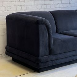 Serpentine Bullnose Plinth Base Postmodern Sectional