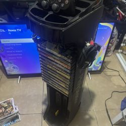 PlayStation 2 With PlayStation Stand 