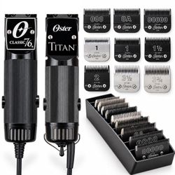 Oster Classic 76 & Titan Clipper Set with Blades
