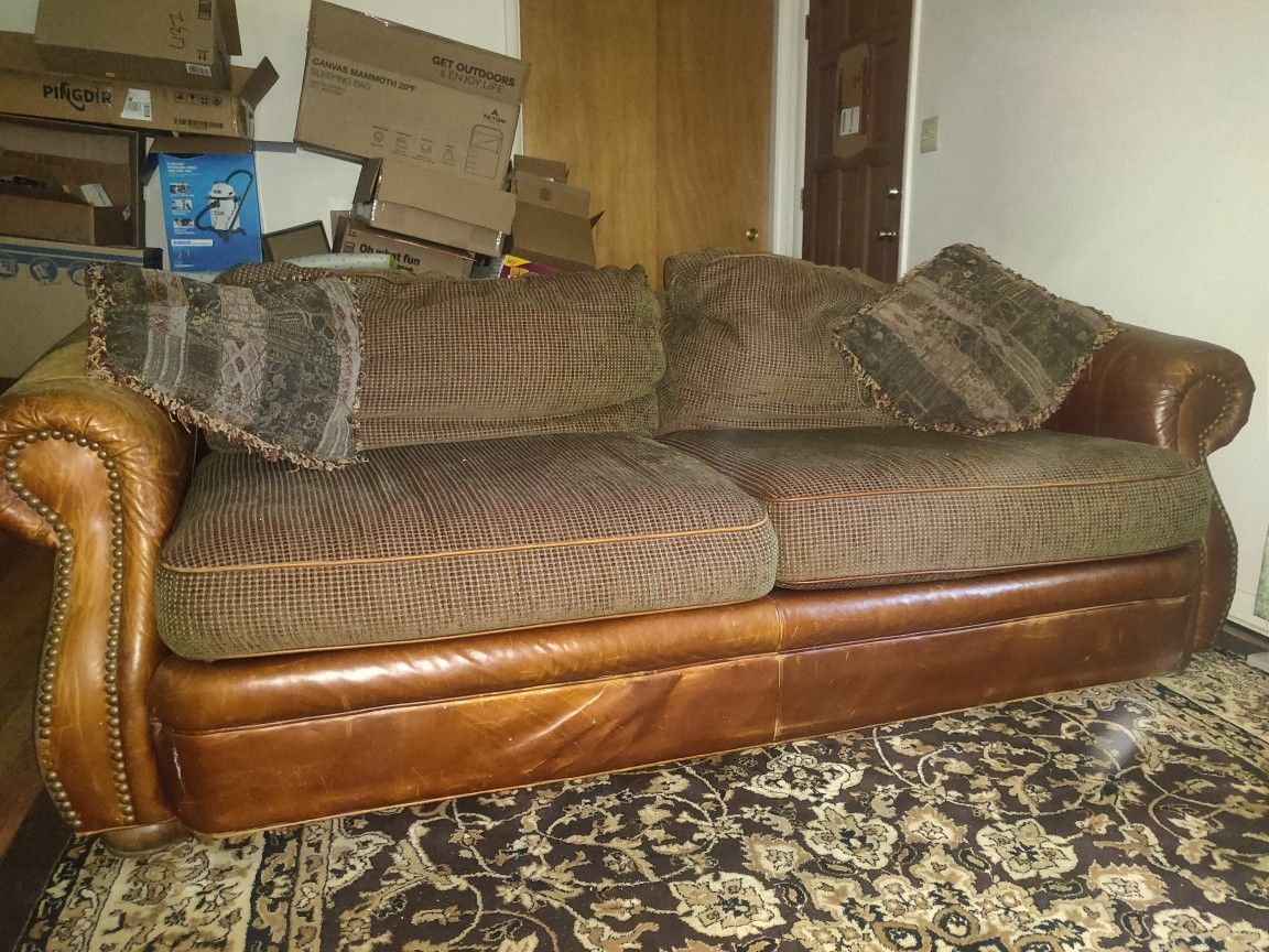 Leather Couch And Chair
