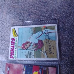 I Got A Baseball Card And Also A Nascar Card