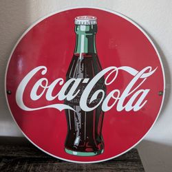 Porcelain Coca Cola Sign 