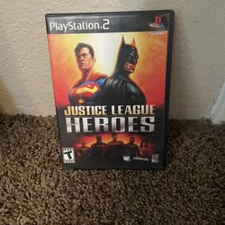 Justice League Heroes PS2 CIB