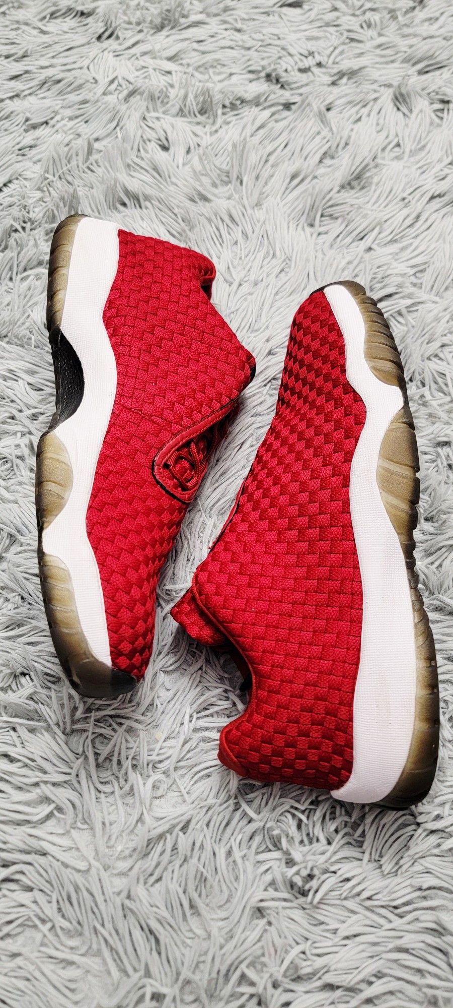 Size 12 Nike Mens Air Jordan Future Low Gym Red 718948-610.