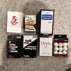 Adult Party Game Lot – Drink If, 5 Second Rule, New Phone Who Dis, Tell Me Without Telling Me