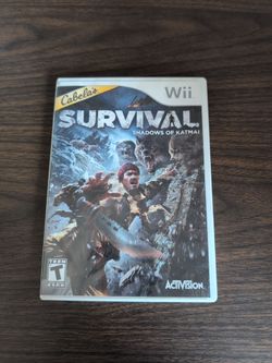 Nintendo Wii Cabela's Survival Shadows of Katmai