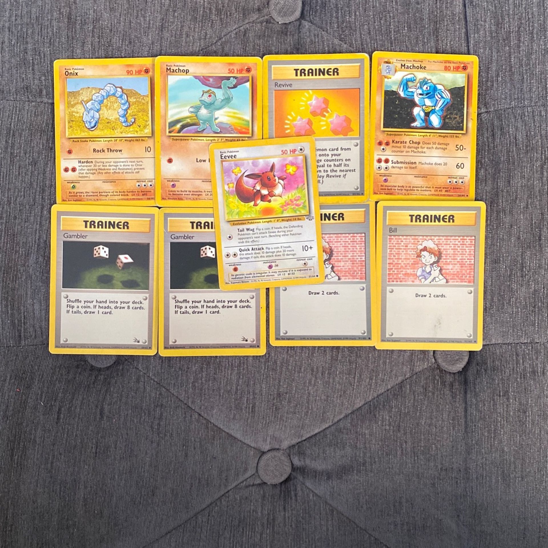 1996-98 RARE Pokemon Cards