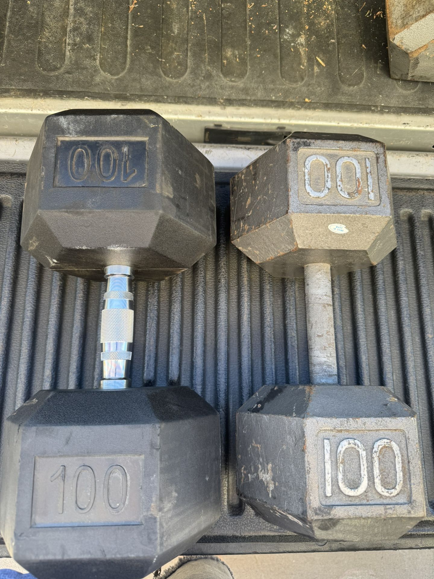 100LB Hex Dumbbells (Separate Price In Description)