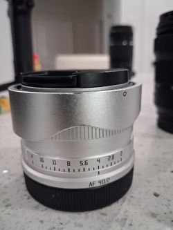 TTArtisan AF 40mm F2 Full Frame Autofocus Lens - Silver - [MOUNT]