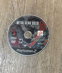 Metal gear solid 2: sons of liberty for PlayStation 2 (PS2)