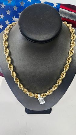 10k Hollow 30inch 9.2mm 51 Grams Rope Chain